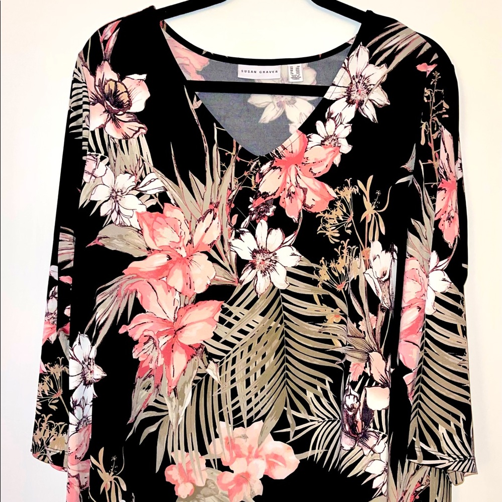 Susan Graver Liquid knit top